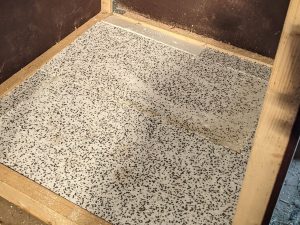 Kanzelbau Bodenisolation