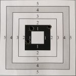 HEYM SR 30 - Schussbild 100 Meter